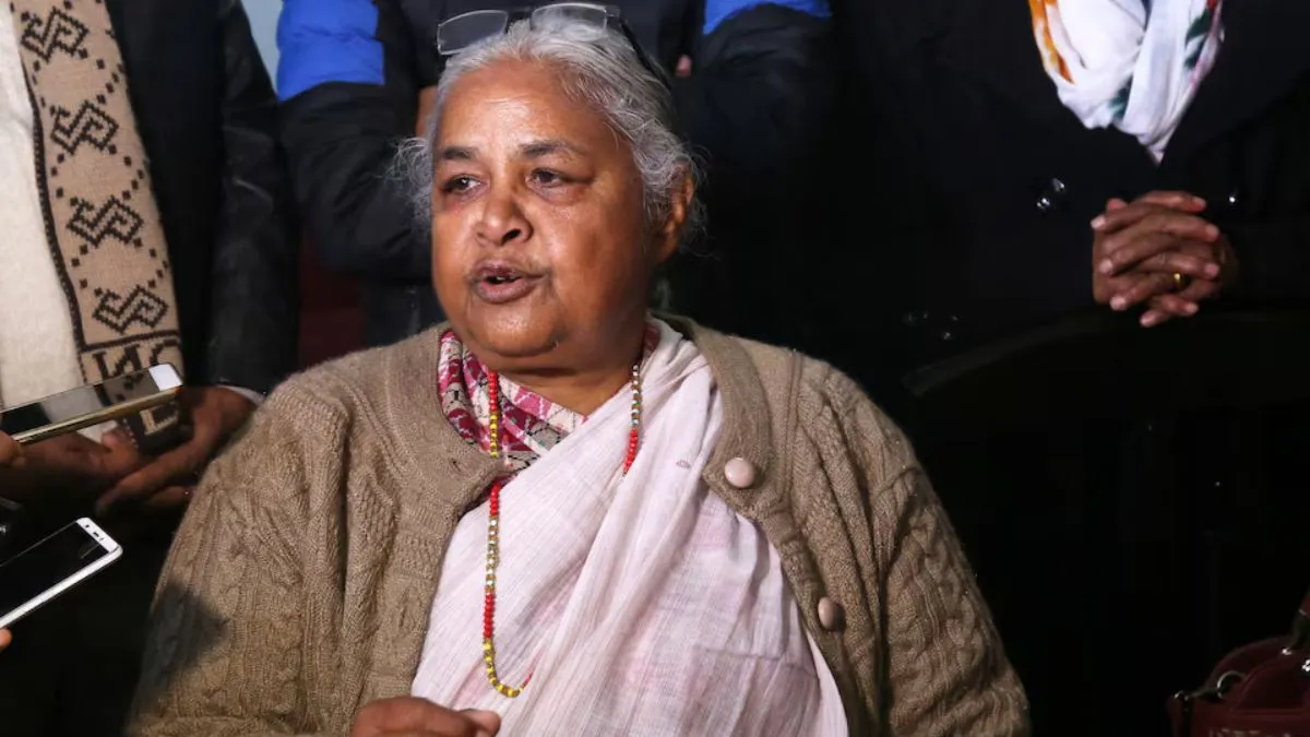 जेनजीको प्रतिनिधी सुशिला कार्की