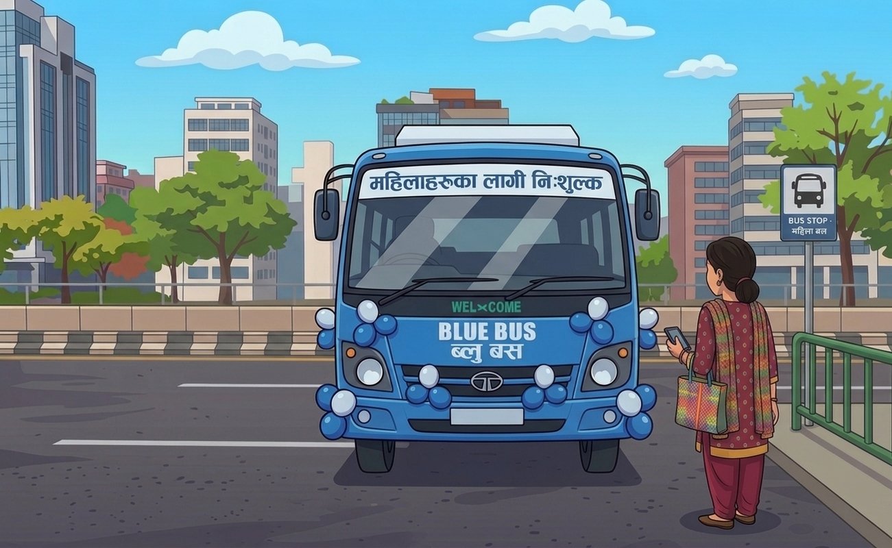 ब्लु बसको यात्रा फाइलमै सीमित