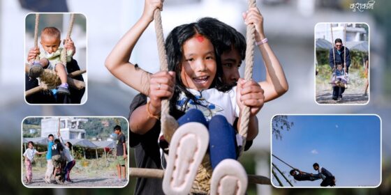 पिङको पालो कुर्दै बालबालिका